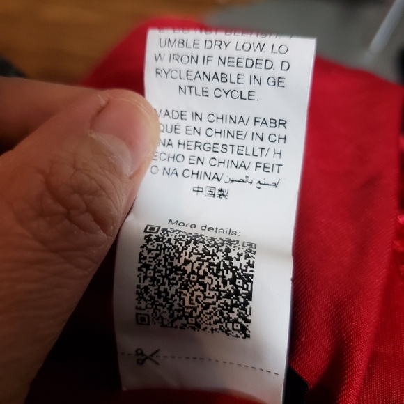 Shein Lace Insert Velvet Peplum Tee Size 2XL.Pit to pit approx: 21 inches Rig - Picture 7 of 8